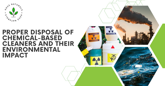 Organic and Plant Based Cleaning Products, Reduce your carbon footprint, Live a healthier lifestyle, Haus Naturals Plant Based Cleaning Products