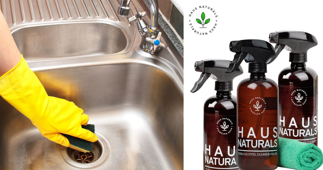 Organic Stainless-Steel Cleaner, Stainless Steel Cleaner, All-Natural Stainless-Steel Cleaner