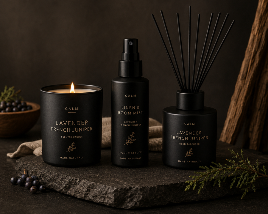 Haus Naturals home fragrance essentials