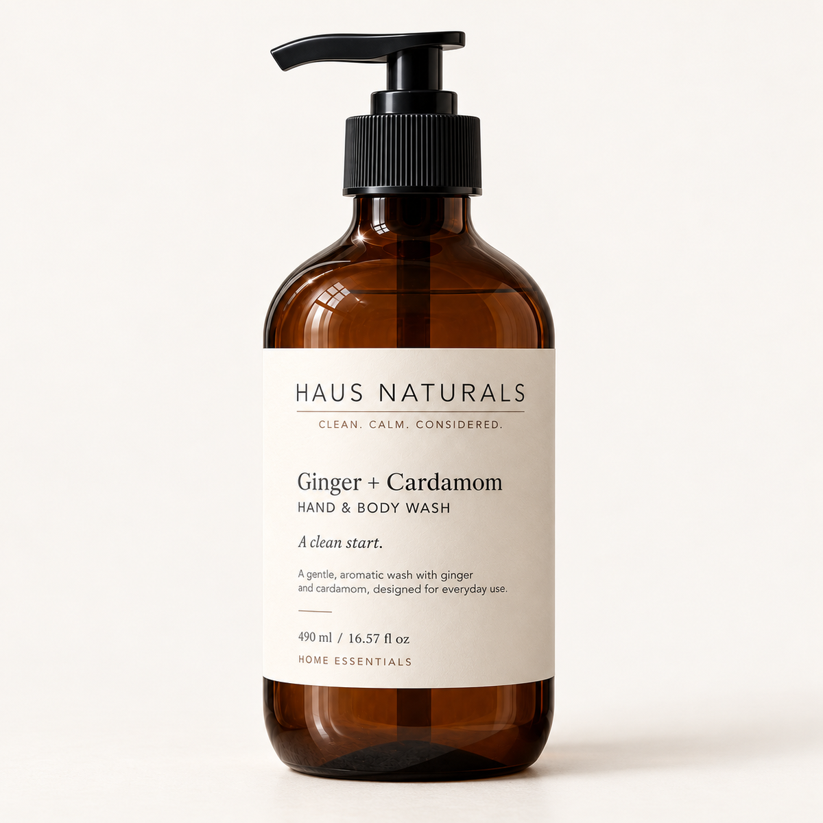 Ginger + Cardamom Hand & Body Wash