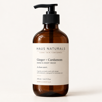 Ginger + Cardamom Hand & Body Wash