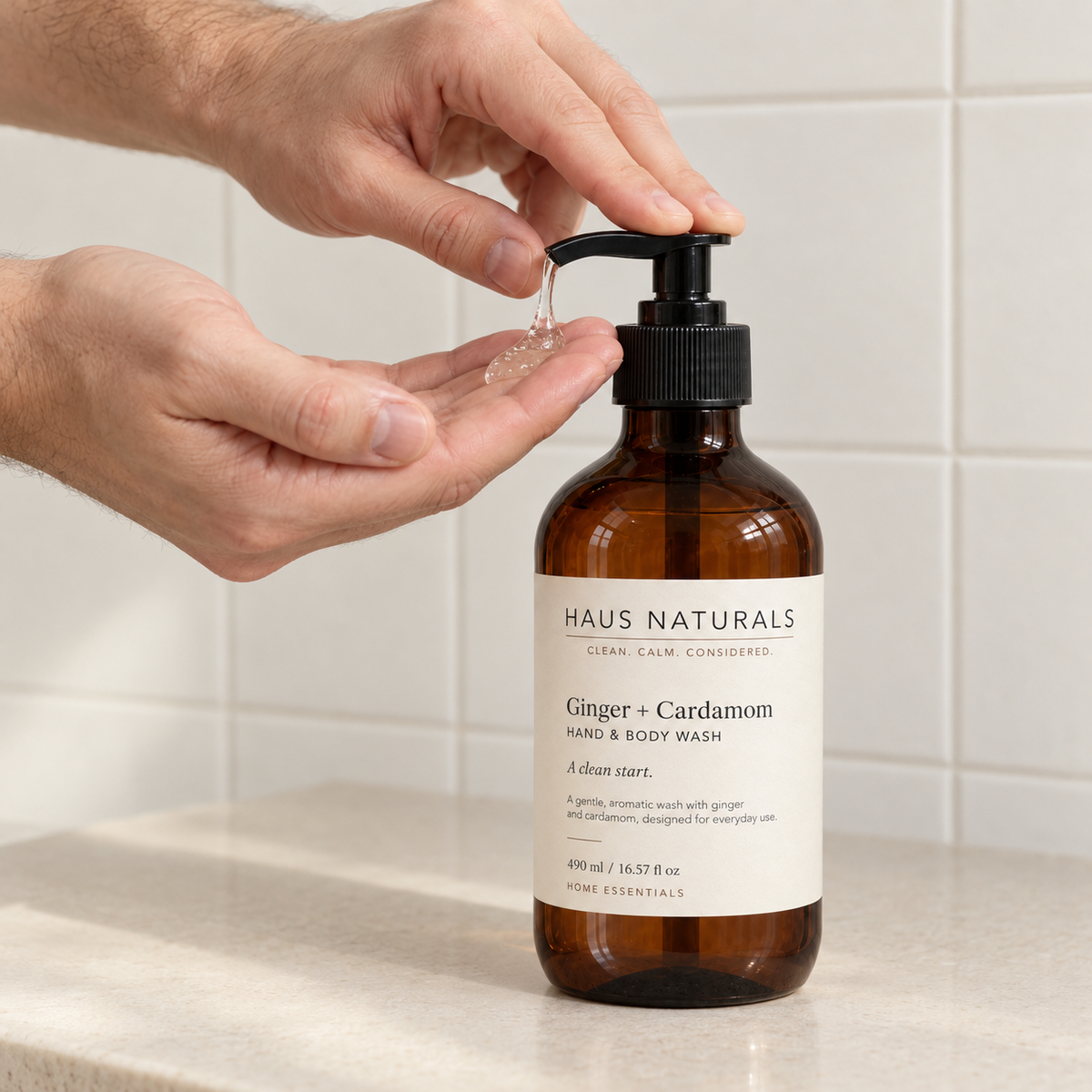 Ginger + Cardamom Hand & Body Wash