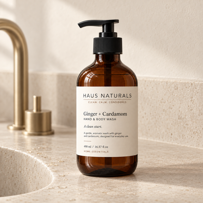 Ginger + Cardamom Hand & Body Wash