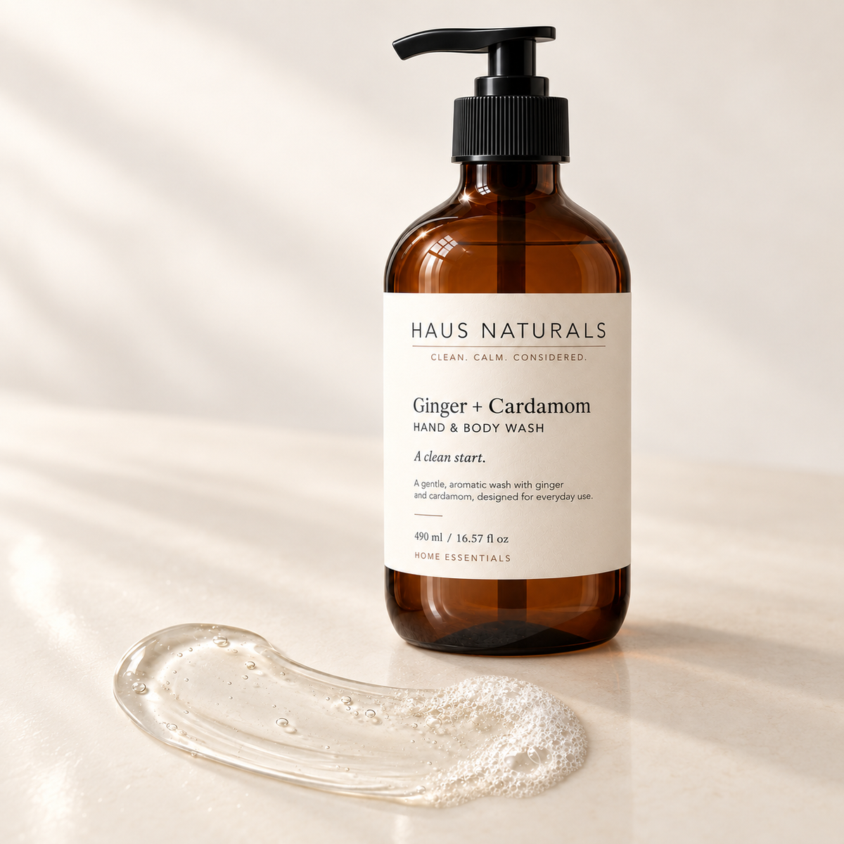 Ginger + Cardamom Hand & Body Wash